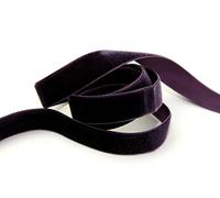 Berisfords 16mm Velvet Ribbon Mini Roll - 9581 Plum - per 5 metre roll