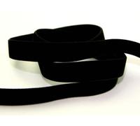 Berisfords 22mm Velvet Ribbon Mini Roll 5m 9725 Black - per 5 metre roll