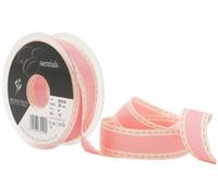 Berisfords 25 mm Vintage Stitch Ribbon, Pink