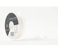 Berisfords 3 mm x 100 m Double Faced Satin Ribbon, Bridal White