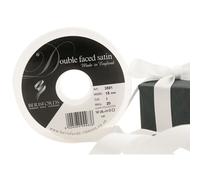 Berisfords Ribbon, White, 15 mm