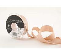 Berisfords 3501 25mm 45 Ecru Double Satin Ribbon x 20mtr, 25 mm