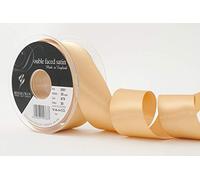 Berisfords 3501 35mm 678 Honey Gold Double Satin Ribbon x 20mtr, 35 mm