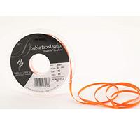 Berisfords 3501 3mm 42 Orange Delight Double Satin Ribbon x 30mtr, 3 mm