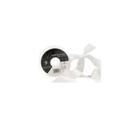 Berisfords 3501 Double Satin Ribbon, 01 White, 20 m
