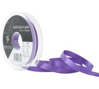 Berisfords 3501 Double Satin Ribbon, Purple, 10 mm