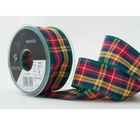 Berisfords 40 mm Polyester Tartan Ribbon, Buchanan
