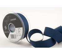 Berisfords 41025 20 m x 25 mm Polyester Grosgrain Ribbon, Navy