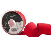 Berisfords 41025 20 m x 40 mm Polyester Grosgrain Ribbon, Red