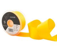 Berisfords 41025 20 m x 40 mm Polyester Grosgrain Ribbon, Yellow