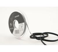 Berisfords 41025 20 m x 6 mm Polyester Grosgrain Ribbon, Black