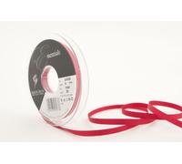 Berisfords 41025 20 m x 6 mm Polyester Grosgrain Ribbon, Cardinal