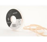 Berisfords 41025 20 m x 6 mm Polyester Grosgrain Ribbon, Cream