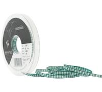 Berisfords 5 mm Gingham Ribbon, Hunter