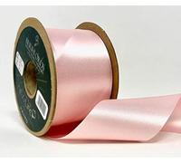 Berisfords 50mm 70 Pale Pink Newlife Satin Ribbon 100% Recycled 20m Reel