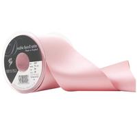 Berisfords 70 mm Double Faced Polyester Satin Ribbon, Dusky Pink