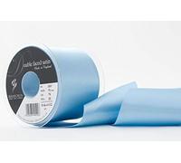 Berisfords 70 mm x 20 m Double Faced Satin Ribbon, Cornflower