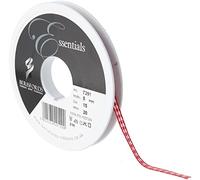 Berisfords 7391 20 m x 5 mm Traditional Check Gingham Ribbon, Red