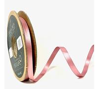 Berisfords 7mm 60 Dusky Pink NewLife Satin Ribbon 100% Recycled 20m Reel