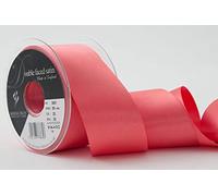 Berisfords 7mm Polyester Yarn Satin Ribbon, Coral