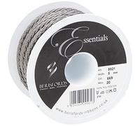 Berisfords Barley Twist Rope, Smoked Grey, 5 mm Width, 20 metre Length 5024264245613