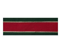 Berisfords Christmas Festive Pets Ribbon, 25mm Width - Per Metre or Roll - Simply Sew Crafty™ (Retro Stripe, 1 Metre)