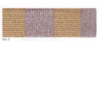 Berisfords Cross Hatch Ribbon, Silver, 25mm