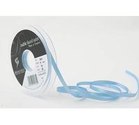 Berisfords Double FACE Poly Satin Ribbon, Cornflower, 5 mm