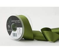 Berisfords Double FACE Poly Satin Ribbon, Cypress, 35 mm