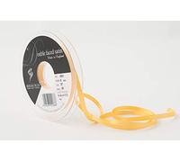 Berisfords Double FACE Poly Satin Ribbon, Gold, 5 mm