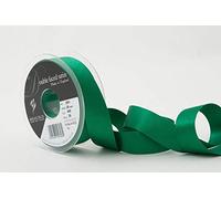 Berisfords Double FACE Poly Satin Ribbon, Hunter Green, 25 mm