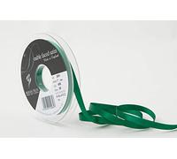 Berisfords Double FACE Poly Satin Ribbon, Hunter Green, 7 mm