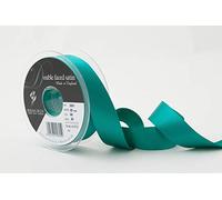 Berisfords Double FACE Poly Satin Ribbon, Jade, 25 mm