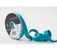 Berisfords Double FACE Poly Satin Ribbon, Malibu Blue, 15 mm
