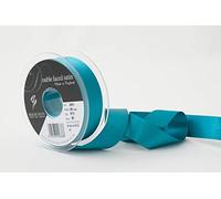 Berisfords Double FACE Poly Satin Ribbon, Malibu Blue, 25 mm