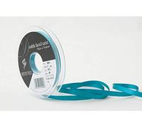 Berisfords Double FACE Poly Satin Ribbon, Malibu Blue, 7 mm
