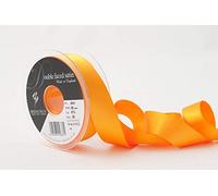 Berisfords Double FACE Poly Satin Ribbon, Marigold, 25 mm