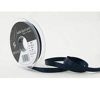 Berisfords Double FACE Poly Satin Ribbon, Midnight, 10 mm