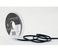 Berisfords Double FACE Poly Satin Ribbon, Midnight, 5 mm