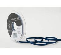 Berisfords Double FACE Poly Satin Ribbon, Navy, 5 mm