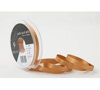 Berisfords Double FACE Poly Satin Ribbon, Old Gold, 10 mm