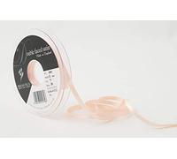 Berisfords Double FACE Poly Satin Ribbon, Peach, 5 mm