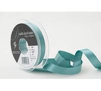 Berisfords Double FACE Poly Satin Ribbon, Petrol, 15 mm