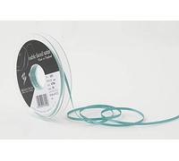 Berisfords Double FACE Poly Satin Ribbon, Petrol, 3 mm