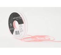 Berisfords Double FACE Poly Satin Ribbon, Pink, 3 mm
