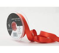 Berisfords Double FACE Poly Satin Ribbon, Rust, 15 mm