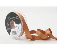 Berisfords Double FACE Poly Satin Ribbon, Sable, 15 mm