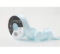 Berisfords Double FACE Poly Satin Ribbon, Sky, 10.5x10.5x3 cm