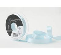 Berisfords Double FACE Poly Satin Ribbon, Sky, 15 mm