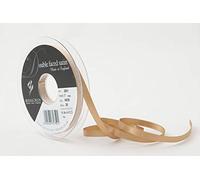 Berisfords Double FACE Poly Satin Ribbon, Straw, 7 mm